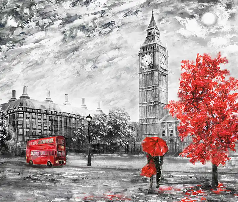The streets of London